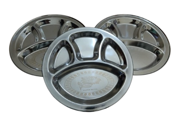 4 Camber Steel Plate - ৪ চেম্বার স্টেইনলেস স্টিল প্লেট